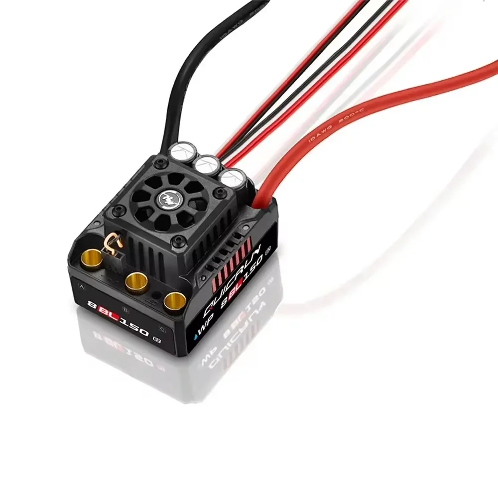 HOBBYWING QuicRun WP 8BL150 G2 3-6S 150A ESC sin escobillas para 1/8 RC modelo coche LCD LED ESC tarjeta de programa Buggy Accesorios - imagen 2