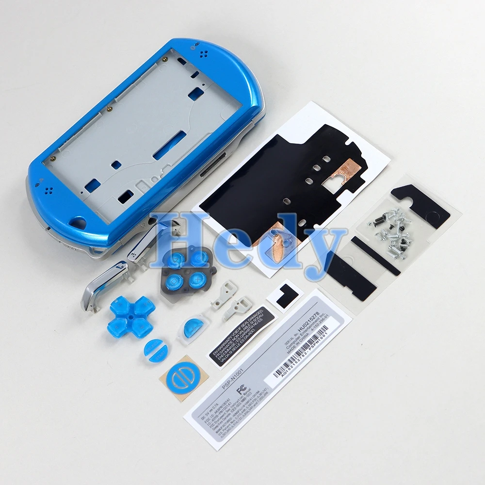 10 juegos de funda carcasa completa para PSP Go Shell reemplazo completo multicolor con Kit de botones para PSPGO - imagen 3