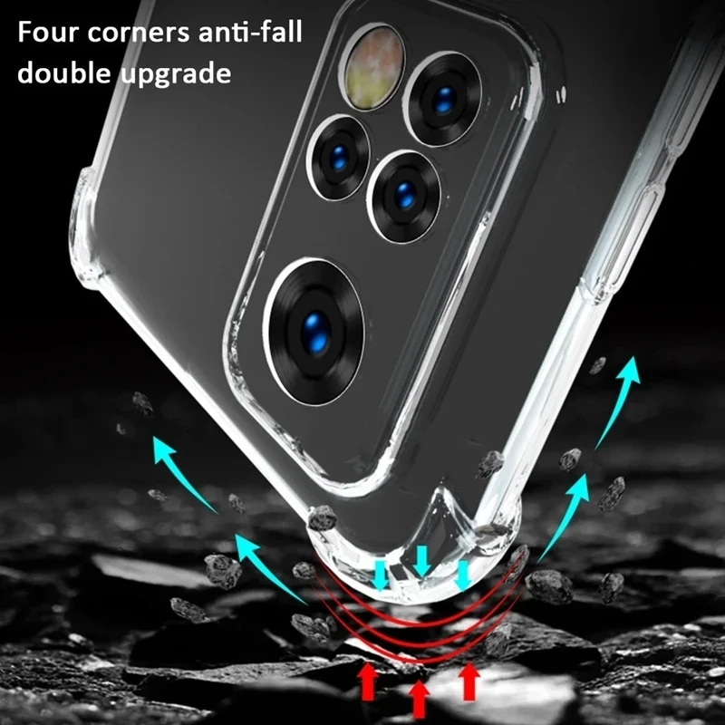 Funda de teléfono transparente de silicona suave para Samsung A25 A15 5G S24 S25 Ultra S23 Plus A14 A24 A34 A32 A42 A52 A52S A05 A55 A56 contraportada - imagen 3