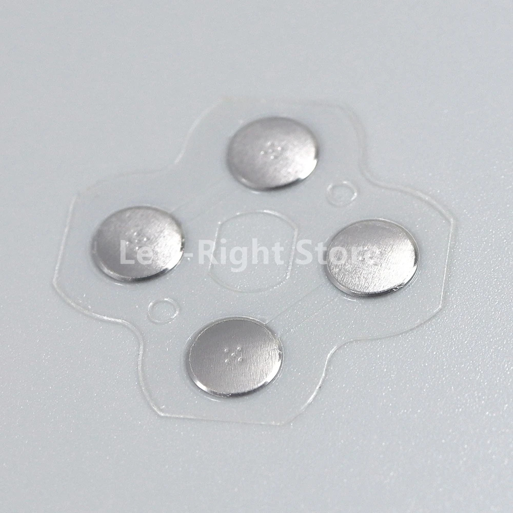 150 Uds D Pads botón D-Pad pegatinas de botón de película para 3DS XL LL pieza de reparación de controlador fIlm conductor de Metal - imagen 3