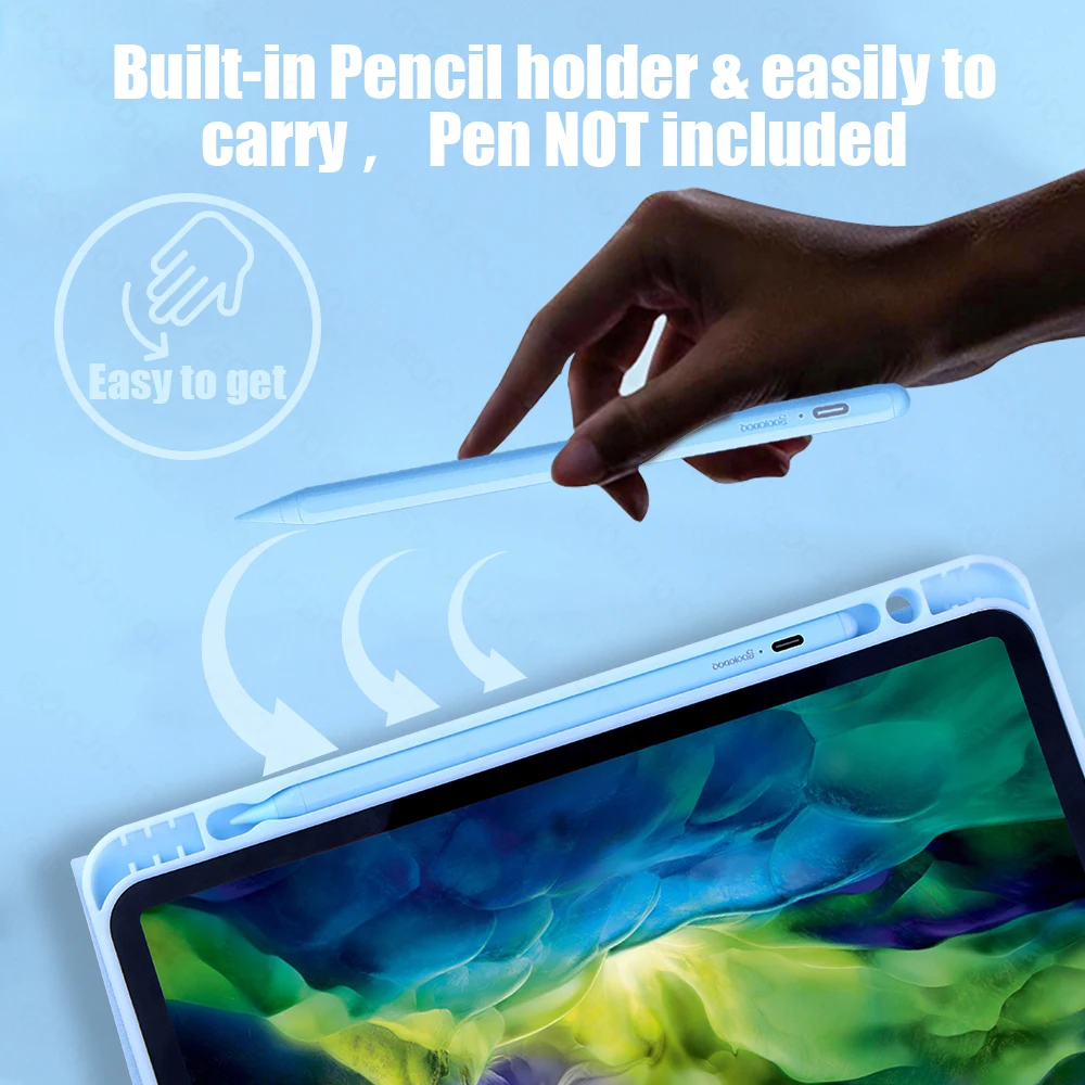 Para iPad Pro 11 2022 iPad 10 "2 funda para iPad Air 4 5 9a y 10a generación funda Magic Keyboard Air 5 Air 2 funda 9 generacion - imagen 4