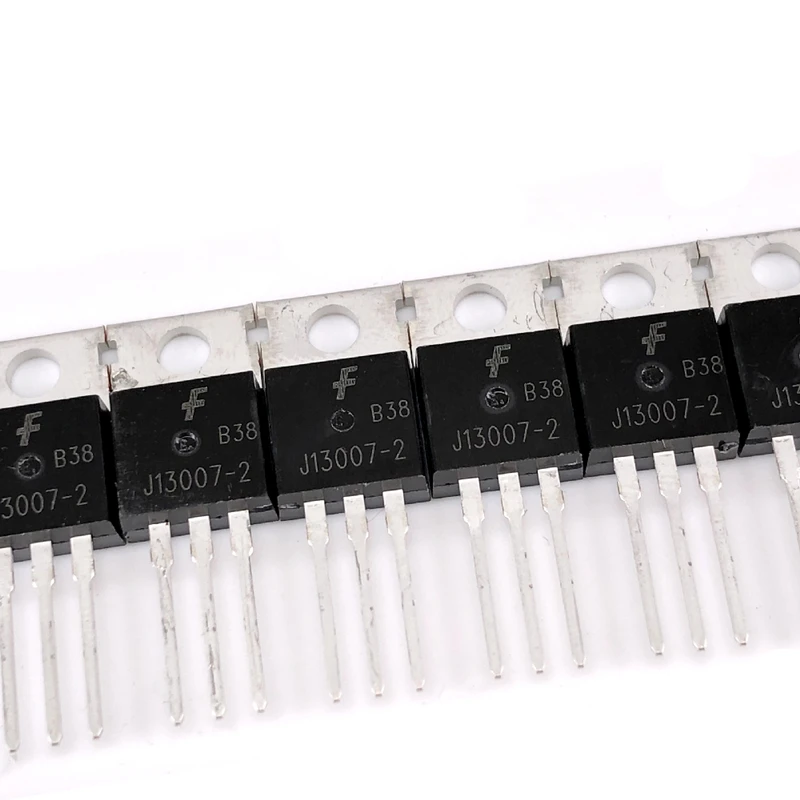 (10 uds) FJP13007-2 J13007-2 TO-220 8A 400V Transistor de potencia NPN de conmutación rápida de alto voltaje