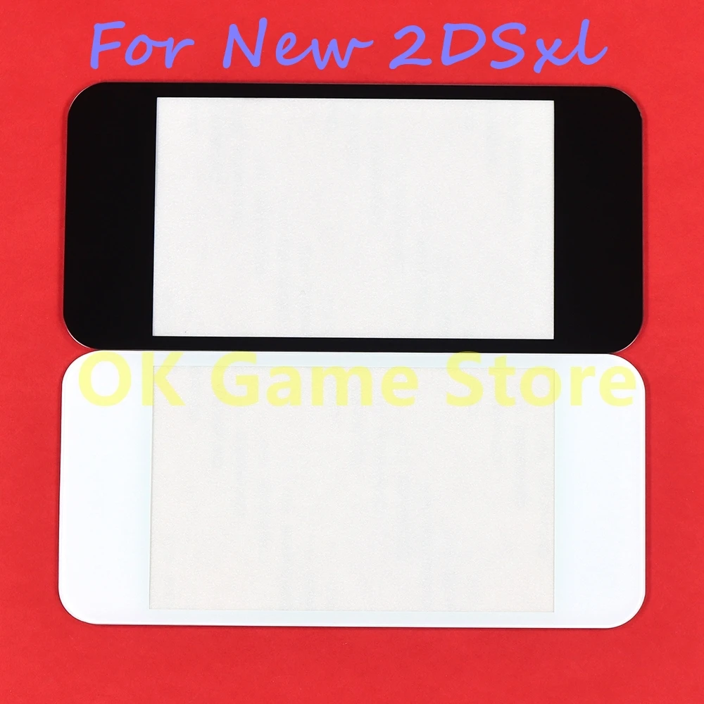 20 piezas pantalla LCD superior lente de pantalla de cristal protectora para nuevo 2DS XL/LL lente frontal protectora de superficie superior para nuevo 2dsxl ll - imagen 2