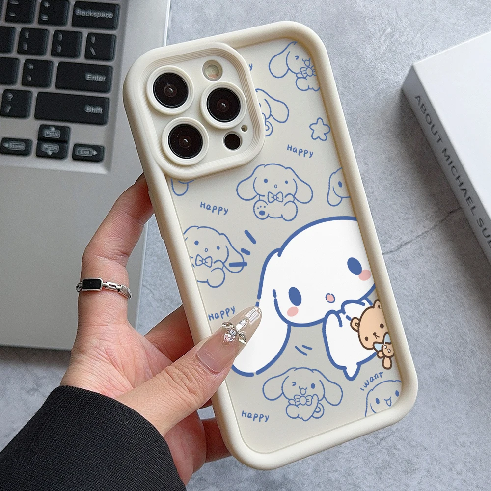 Funda de teléfono Pompompurin Cinnamoroll para Xiaomi Redmi Note 13 12 12S 11 11S 10 9 8 Pro Plus A3 13C 12C 10C 9C 4G 5G funda suave - imagen 5