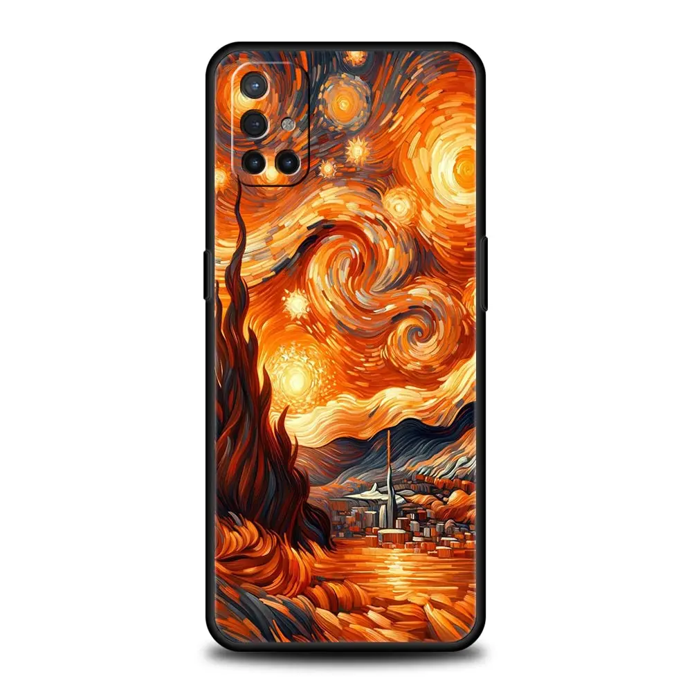 Funda de teléfono con patrón de llama para OnePlus 15 13 12 11 10 9 8 13T 10T 7T Pro 13R 12R 9RT 8T Nord 4 N200 2T CE 2 3 5G Lite - imagen 4