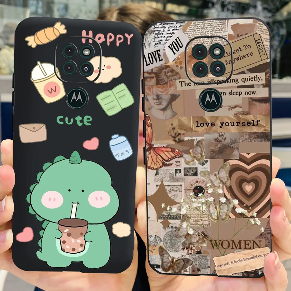 Para Motorola Moto G9 Play funda bonita de moda pintada funda de teléfono de silicona suave para Motorola Moto G9 MotoG9 Play Coque parachoques - imagen 3