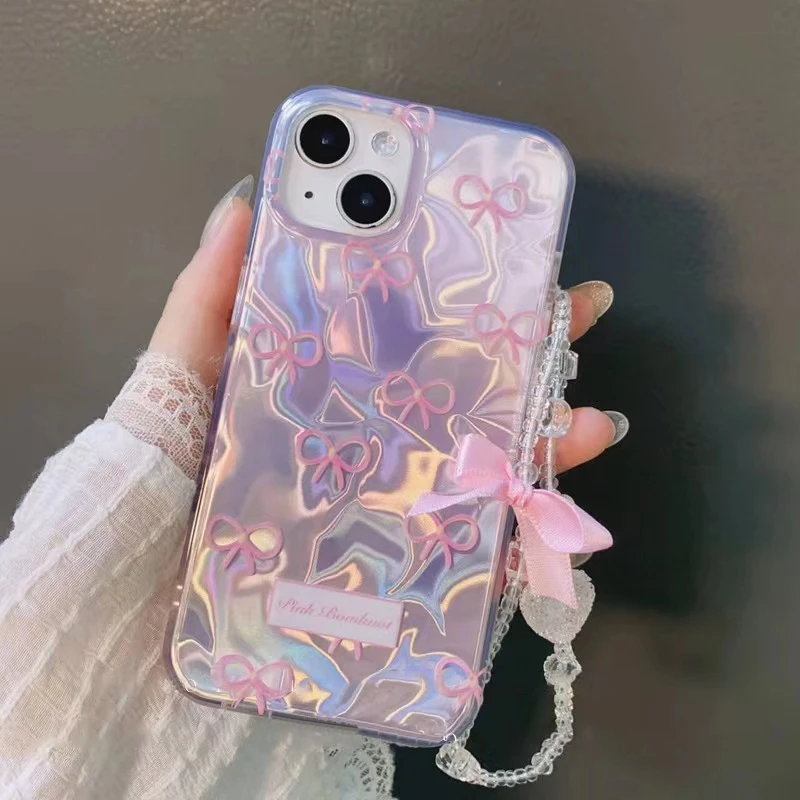 Funda con lazo de Hello Kitty para OPPO A5X A5 A78 A58 A17 A15 A35 A74 A95 A76 A96 A94 F19 Pro A9 A54S A60 A16 A53 A33 A53S A7 A12 - imagen 3