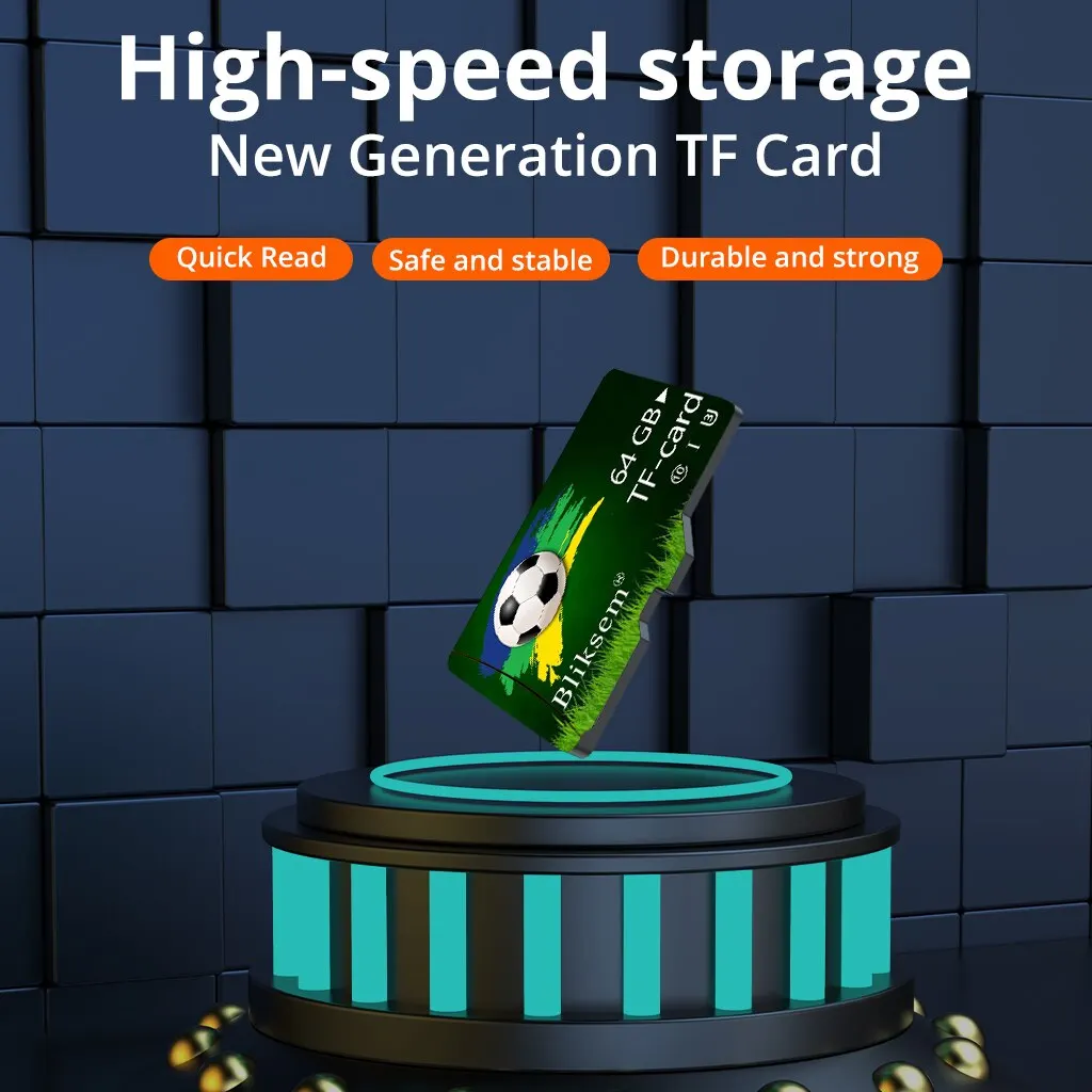 Bliksem-Mini tarjeta TF de 64GB, tarjeta de memoria A1 para equipo de vigilancia, teléfono celular, ordenador, tarjeta TF de alta velocidad, 64G, U3 - imagen 2