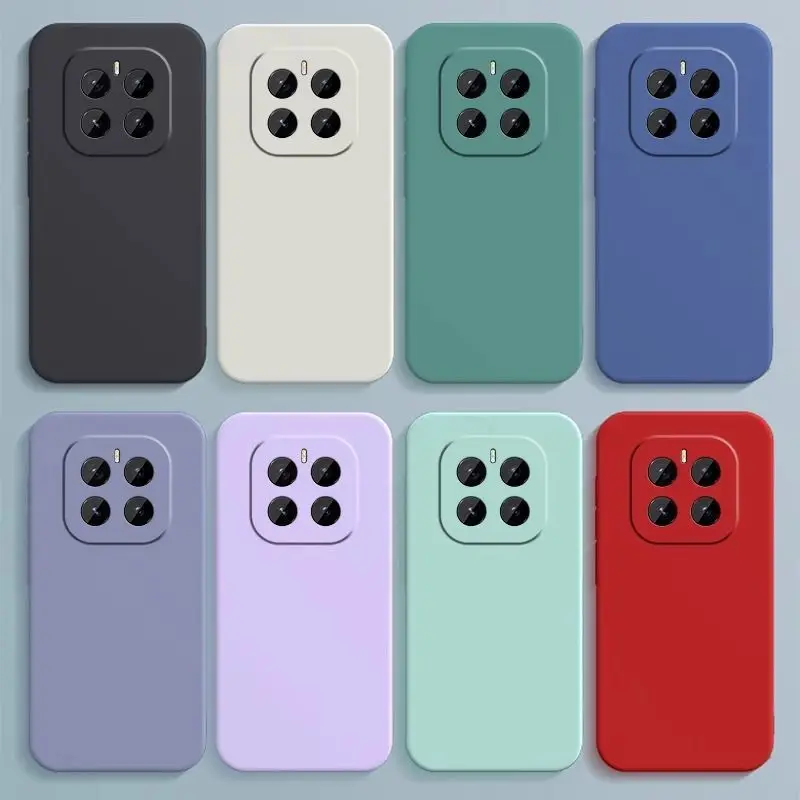 Funda para Honor GT Pro de silicona suave con borde recto, funda Simple a prueba de golpes de Color sólido para Huawei Honor GT Pro - imagen 3