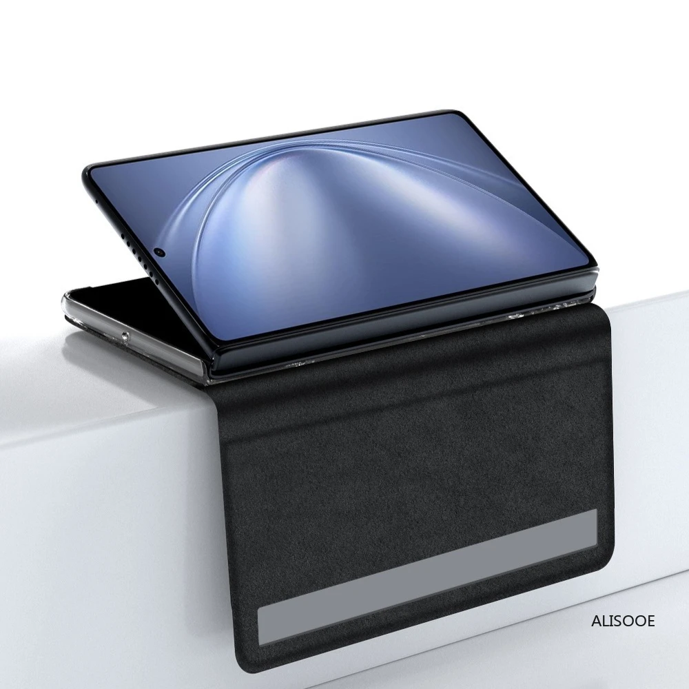 Funda con tapa para Honor Magic V5 V3, Funda de cuero de lujo con vista inteligente, protección para ventanas, Funda para Huawei Honor Magic V5 5G - imagen 5