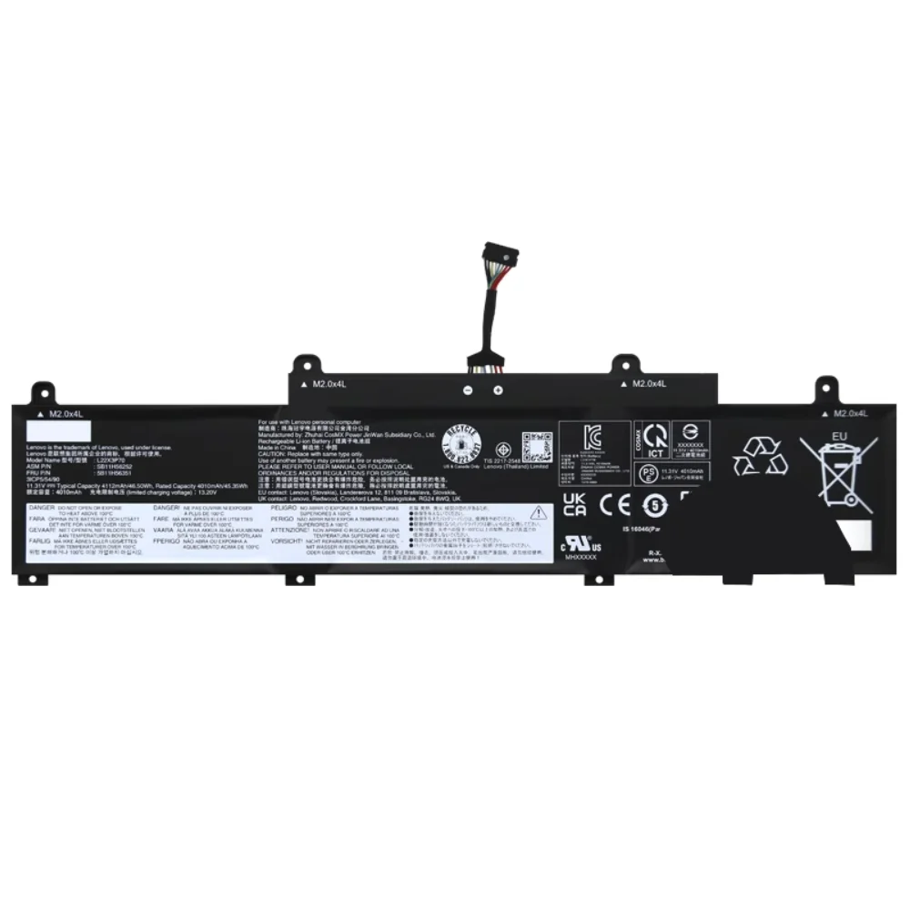 Batería genuina L22X3P70 L22B3P70 L22L3P70 11,31 V 46,5 Wh para LenovoThinkpad L14 L15 Gen 3/4 - imagen 4