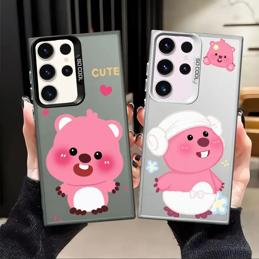 Funda l-loo-pys con dibujos animados para Samsung Galaxy S20 Plus S25 S23 S22 Note 20 Ultra S21 S24 FE S23