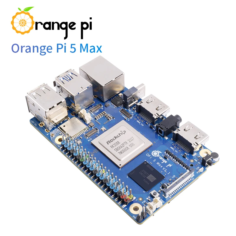Orange Pi 5 Max 16GB 8GB RAM LPDDR5 RK3588 Chip 8K Video M.2 PCIE 2.5G LAN WiFi6 + BT5 EMMC Fuente de alimentación opcional - imagen 4