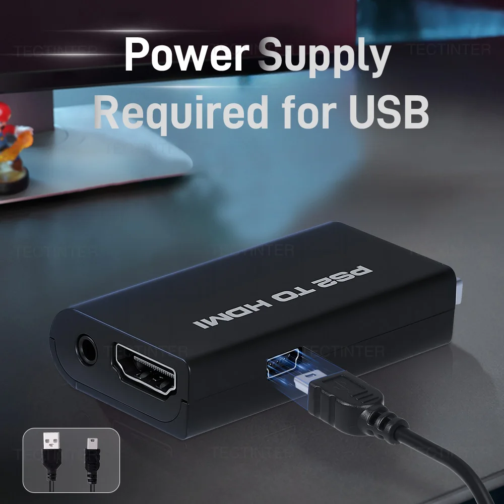 Para Sony PS2 a HDMI-Compatibale Full HD 1080P convertidor adaptador de Audio y vídeo con conector de Audio de 3,5 Mm compatible con todos los modos de visualización de PS2 - imagen 4