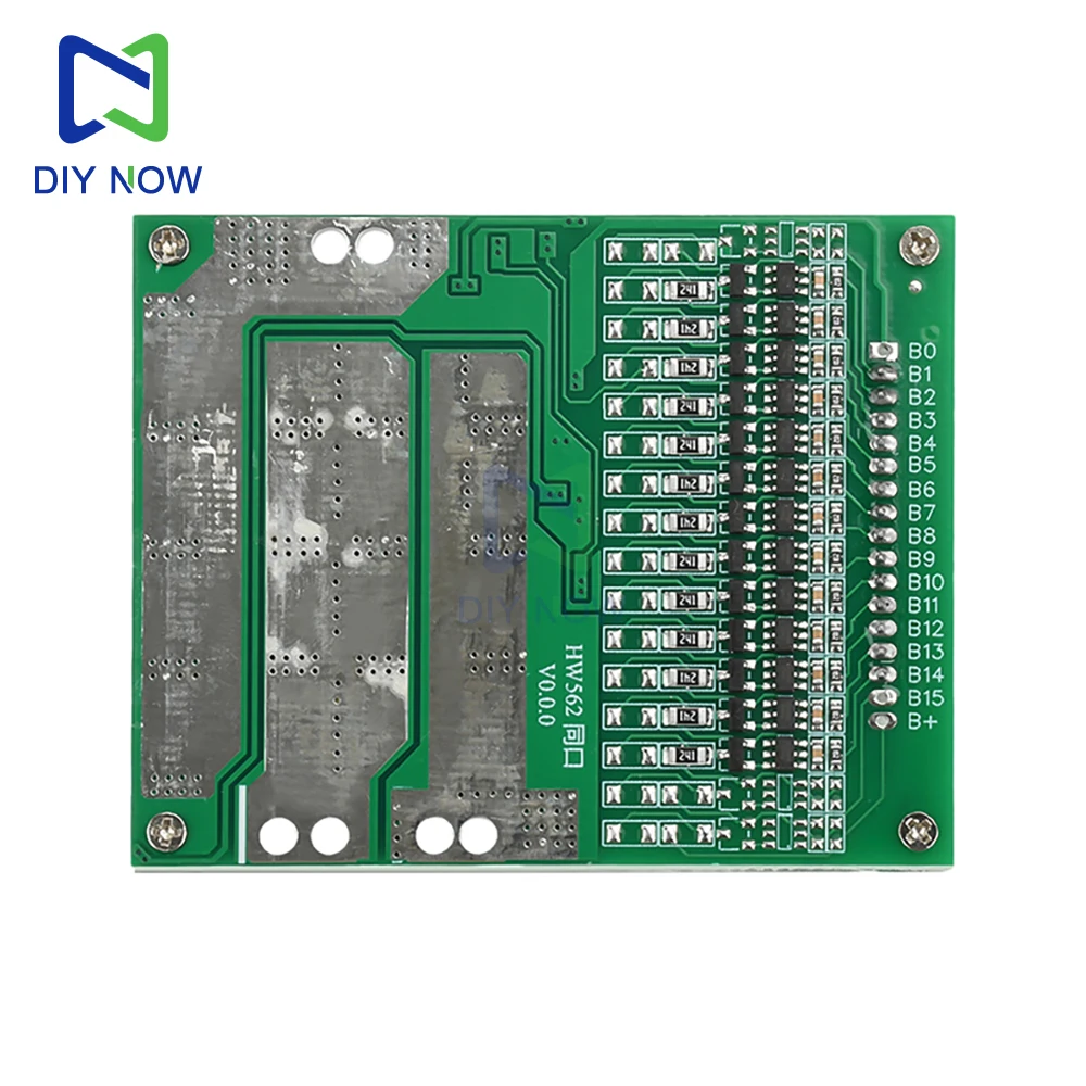 Placa de protección BMS 13S 50A/60A 10S 30A mismo puerto dividido con tablero de protección de batería de litio de vehículo eléctrico equilibrado - imagen 5