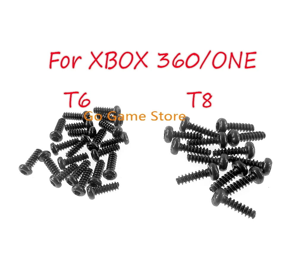 1000 Uds T8 T6 tornillos para XBOX360 xbox One pieza de reparación del controlador
