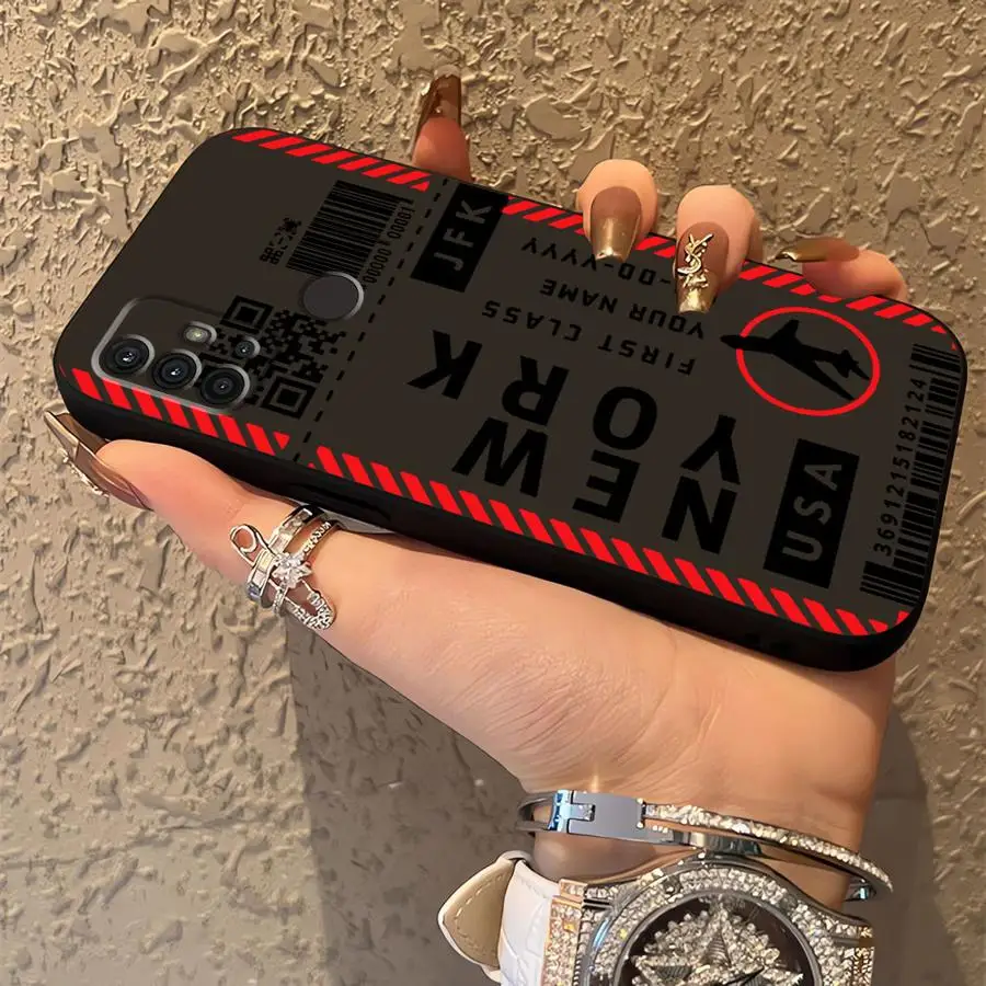 Funda de paso de embarque creativa para Motorola Mot G53 G30 G52 G32 G60 Edge 20 Pro 30 Lite G60s G50 G22 Edge40 G71 G51 G73 negro suave - imagen 3