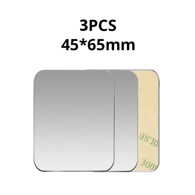 3PCS Silver 45x65mm