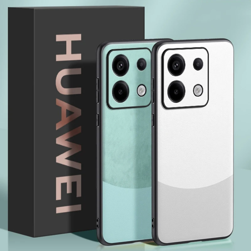 Funda de cuero PU de lujo para Xiaomi Redmi Note 13 Pro 5G, funda trasera de silicona, protección completa, funda de teléfono para Redmi Note 13 Pro Plus