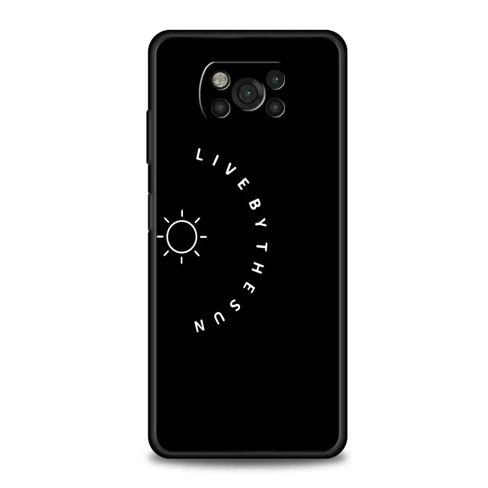 Funda blanca y negra para Xiaomi Poco X5 Pro, carcasa para Poco X4, X3, NFC, F5, F4, F3, GT, M5, M4, 5G, M3, C51, C50, C55 - imagen 3