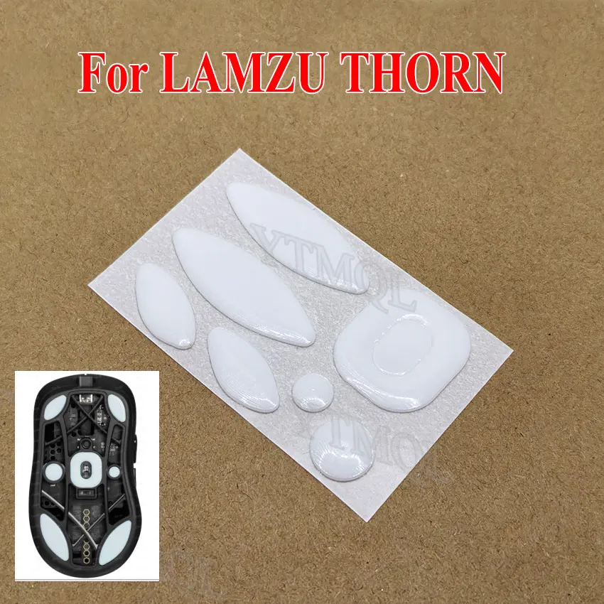 1 Juego de patines de ratón de velocidad para patines LAMZU THORN, conector de pies deslizantes para ratones