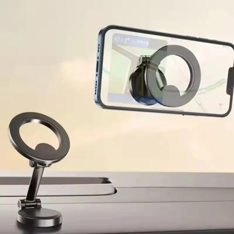 Soporte plegable para móvil de coche con imán para MagSafe 360 °   Soporte magnético ajustable para coche para iPhone 16 Huawei Xiaomi en el coche - imagen 3