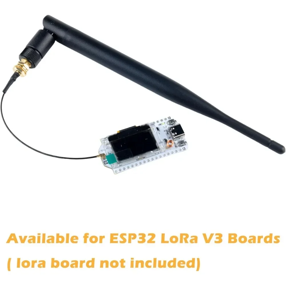 AMPLIFICADOR DE antena Lora de 868MHz/915MHz, amplificador de señal de alta ganancia 6dBi SMA macho con conector U.FL/IPEX1 a SMA para módulo LoRa - imagen 5