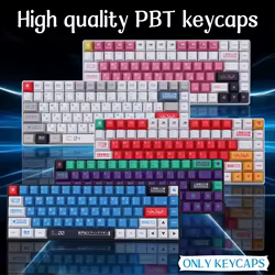 Idioma Ruso/coreano/inglés Eva 00 01 02 04 08 teclas PBT Perfil de cereza PBT 글 para Teclado mecánico de diseño ansi