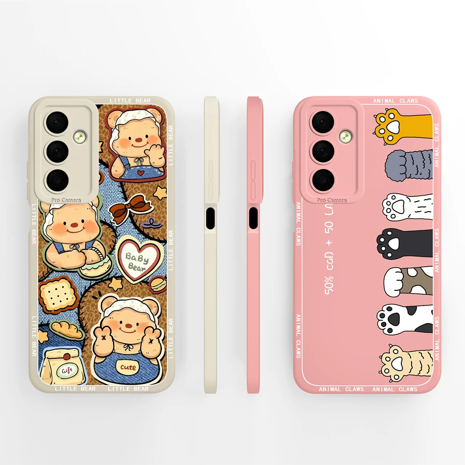 Para Samsung Galaxy M54 F54 5G funda de teléfono diseño creativo funda de cobertura de cámara para Galaxy M 54 F 54 parachoques de silicona líquida suave - imagen 4