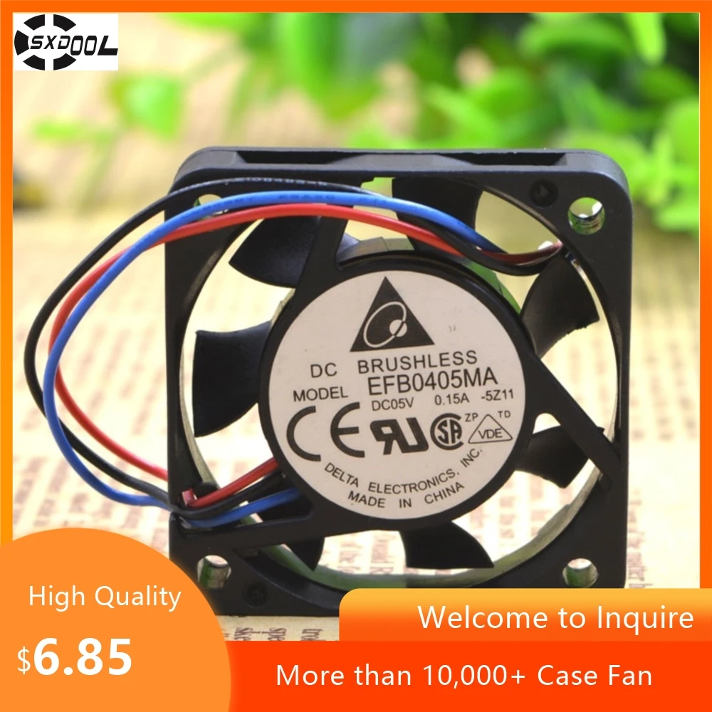 EFB0405MA 40mm 4cm Ventilador para Delta DC 5V 0.15A 4cm 40X40X10mm Dispositivo de ventilador de refrigeración USB - imagen 4