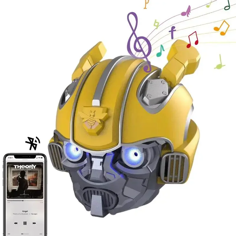 Altavoz portátil inalámbrico con Bluetooth, Subwoofer estéreo, luz LED intermitente, reproducción, Caixa De Som para PC, teléfono, TF, FM - imagen 5