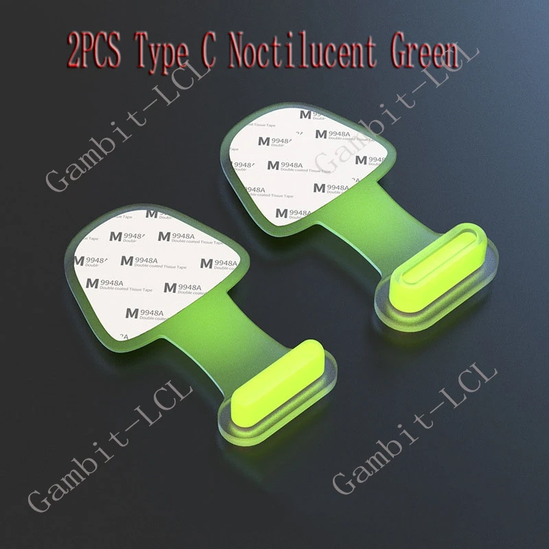 2PCS Type C Green AA