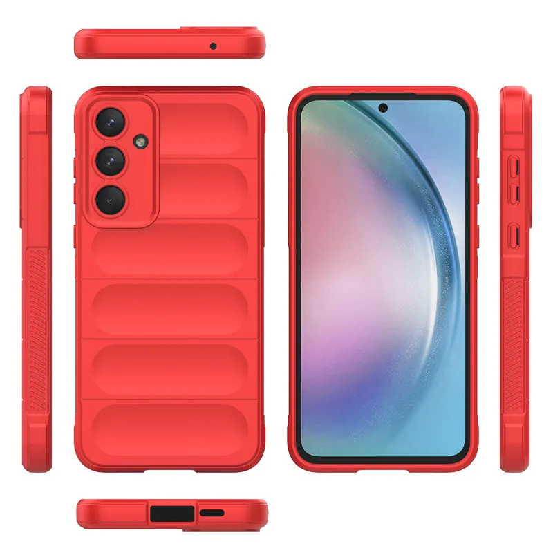 Para Samsung Galaxy A55 Funda Samsung A55 Funda de silicona Protector de parachoques Fundas protectoras para teléfono para Samsung A55 A35 A15 A14 Funda - imagen 3