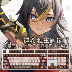 Keycaps PBT Dye Sub Cherry Genshin Impact Dehya – 108 Teclas Gaming