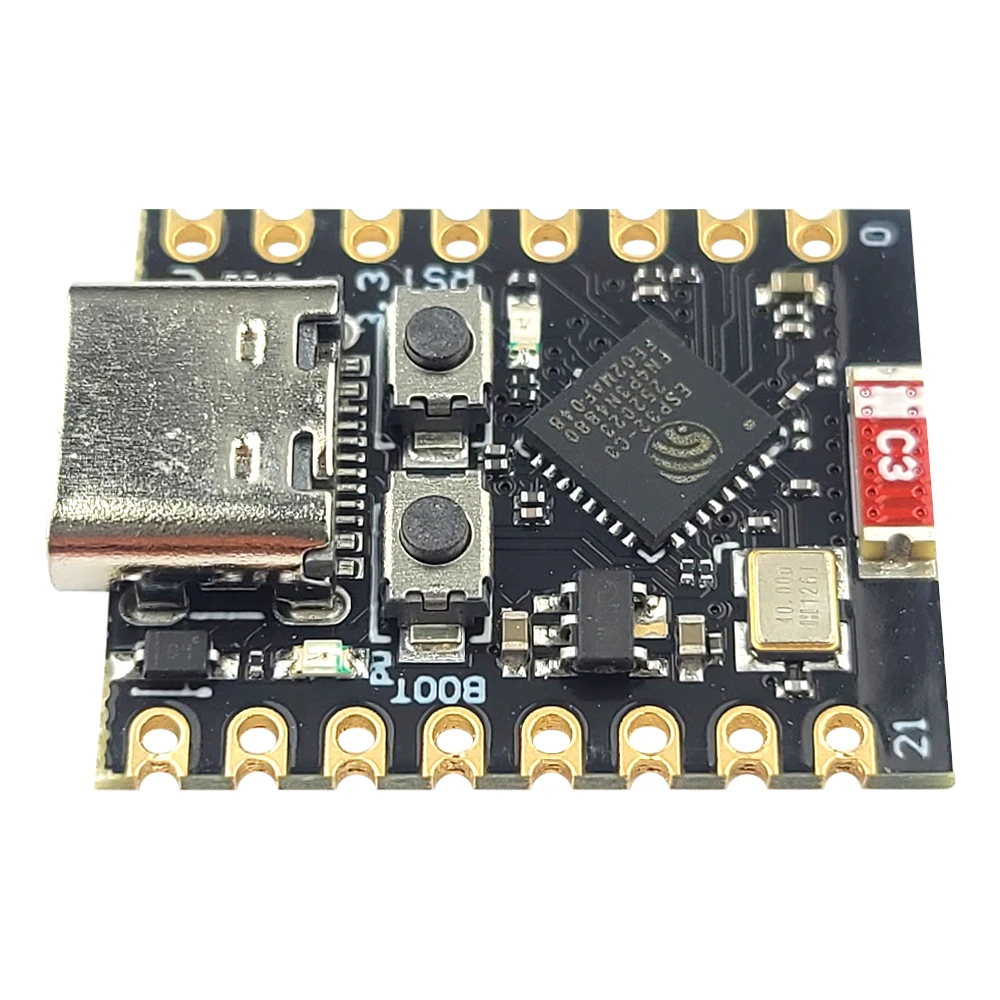 MINI módulos de placa de desarrollo ESP32 C3 Wifi BT módulo Bluetooth RISC-V procesador de un solo núcleo de 32 bits ESP32-C3 16 pines tipo C - imagen 5