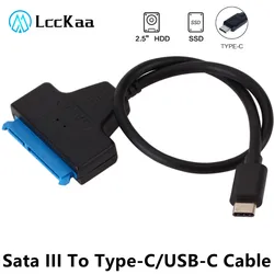 Cable USB-C a SATA 6Gbps para SSD y HDD