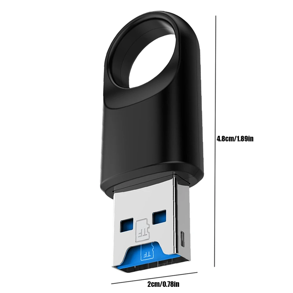 Adaptador de lector de tarjetas de memoria USB 3,0, concentrador adaptador de tarjeta de memoria Flash de alta velocidad para TF SD, PC, ordenador y portátil, 1-5 uds. - imagen 3