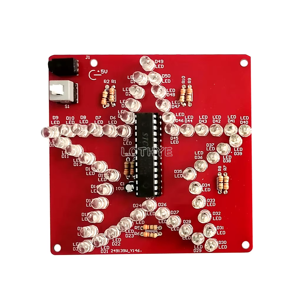 Kit de electrónica educativo LED con altavoz para soldadura escolar - imagen 2