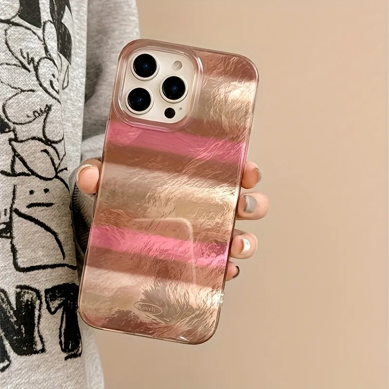 Funda de teléfono con patrón de vórtice de rayas minimalistas a la moda para iPhone 17 16 15 14 13 12 11 Pro Max XS XR X 7 8 16 Plus, funda de silicona - imagen 4