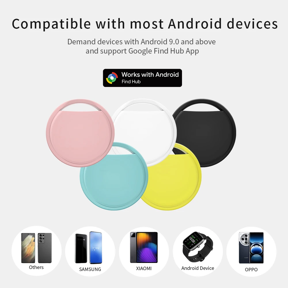 Rastreador de larga distancia más allá del buscador de seguimiento de alcance Bluetooth para Android Google Find Hub a etiqueta inteligente para Samsung Xiaomi GMS - imagen 5