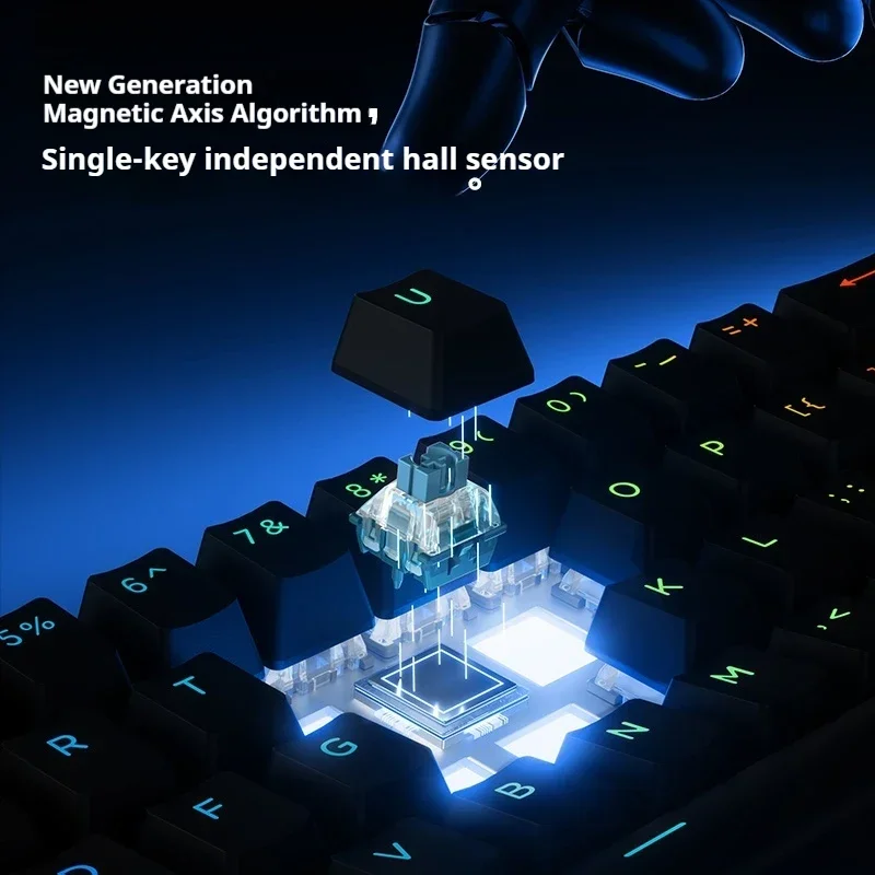Mchose Ace 60/pro 68 interruptor magnético Teclado mecánico de intercambio en caliente RGB e-sports teclado para juegos personalizado accesorios para jugadores de Pc - imagen 4