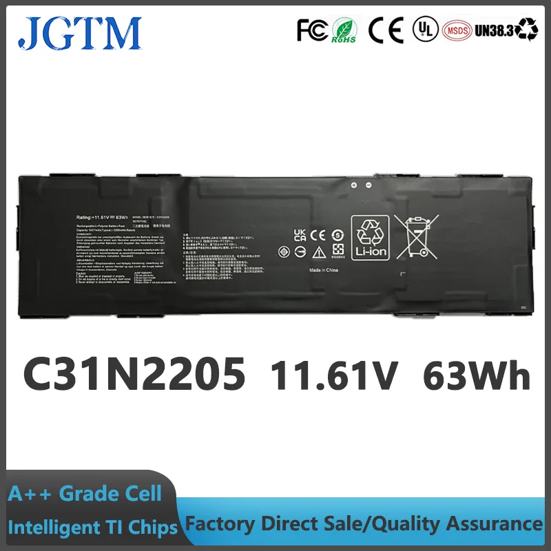 Batería C31N2205 para Asus Chromebook Vibe CX34 Flip CX3401FBA FFA CM3401-R3128BL CX9 CX9400CEA-DS566T ExpertBook B3 B3404CVF - imagen 2