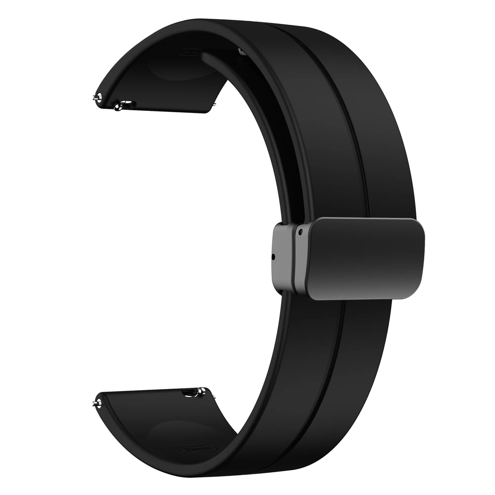 20 mm 22 mm magnetisches Uhrenarmband für Garmin testoactive 6 5/Forerunner 570 42 mm 47 mm 265 255 Correa Armband Venu 3 2 Silikonarmband - imagen 5