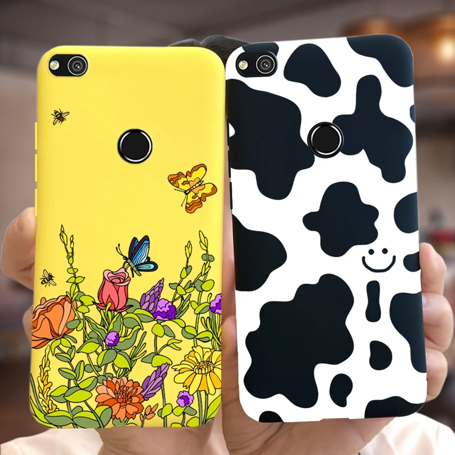 Para Huawei P8 Lite 2017 funda Honor 8 Lite funda de silicona suave Fundas con estilo pintado fundas para Huawei GR3 2017 Coque parachoques - imagen 5