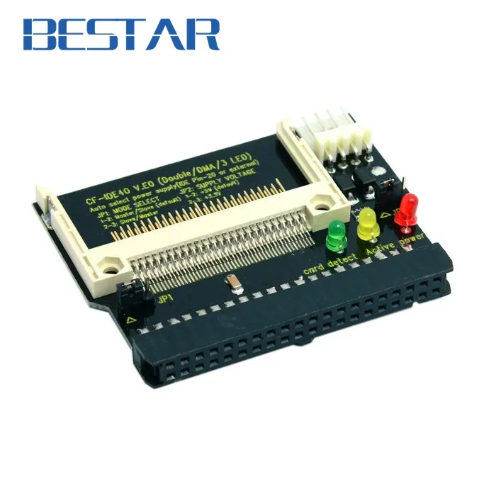 Tarjeta CF Compact Flash Merory a adaptador convertidor SSD de disco duro IDE de 40 pines y 3,5 pulgadas