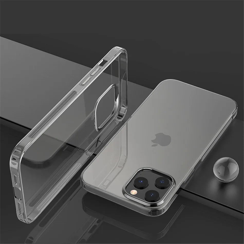 Funda de silicona transparente ultrafina para iPhone 16 15 14 13 12 11 Pro Xs Max Mini XR X 7 8 6s Plus 6 SE 2020 2022 2016 5 5S - imagen 3