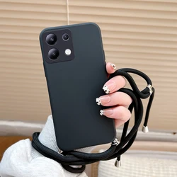 Funda Silicona Xiaomi Redmi Note 13/12 Pro – Cordón Cruzado Suave