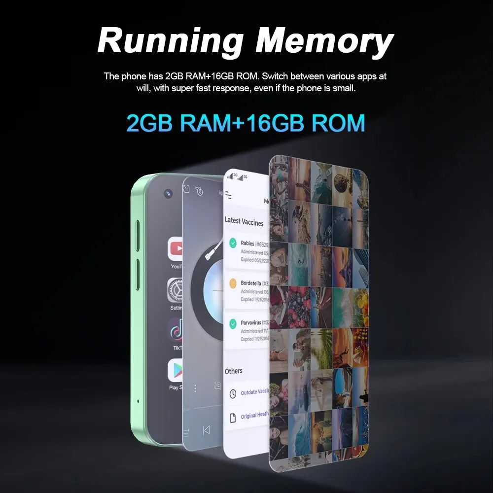 SERVO KING5000 Mini teléfono inteligente Android WCDMA pantalla de 2,5 pulgadas 2GB + 16GB pequeños teléfonos móviles inteligentes sistema Android GPS Play Store - imagen 4