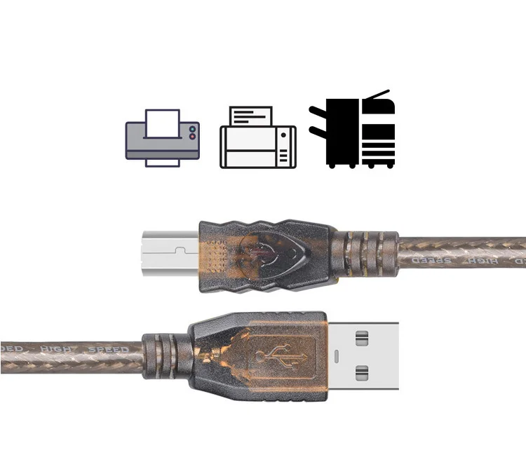 Cable de impresora USB 20M de largo cable de impresora USB 2,0 activo 10M 15M cable USB amplificador USB 2,0 A macho a B impresora de escáner macho - imagen 4