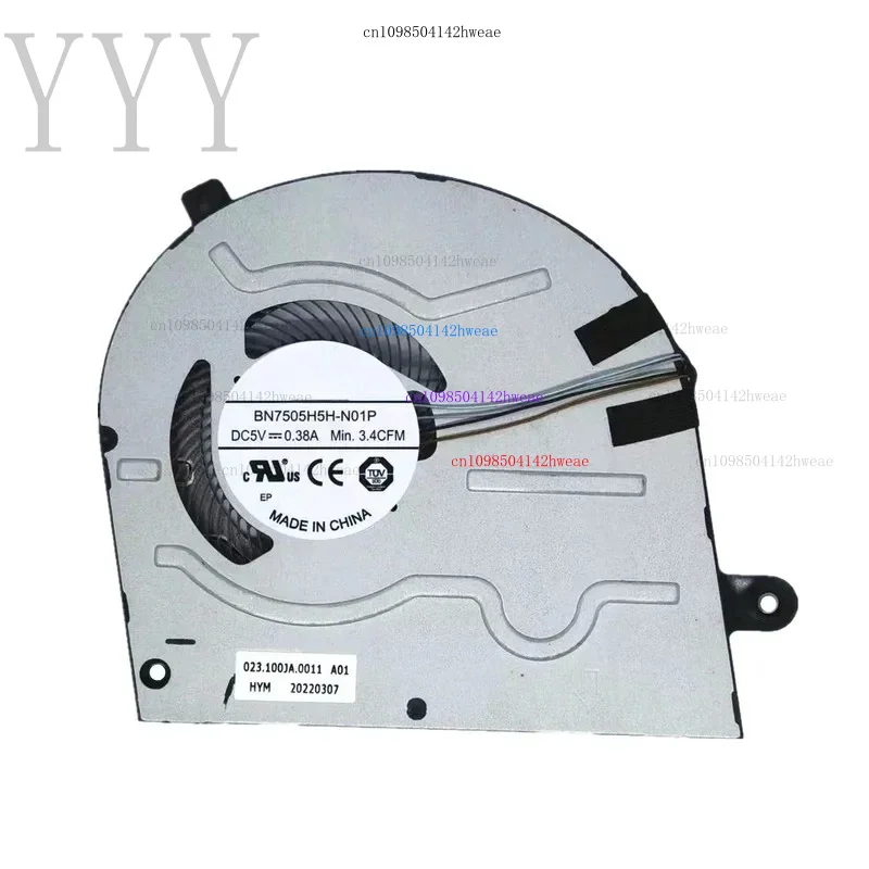 Nuevo ventilador de refrigeración de gráficos discretos para CPU de ordenador portátil para DELL Inspiron 14 7400 MX350 Series 0F4R10 EG50040S1-CK30-S9A BN7505H5H-N01P DC5